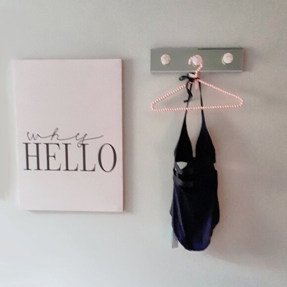 NWT Seafolly black halter one piece swimsuit, US4 - Picture 9 of 10